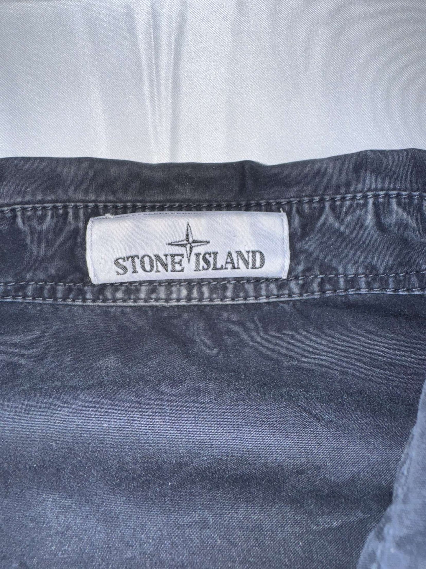 Navy Stone Island Overshirt